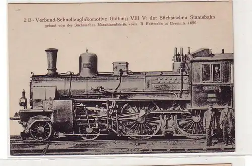 47457 2 B Verbund Schnellzuglokomotive Gattung VIII um 1910