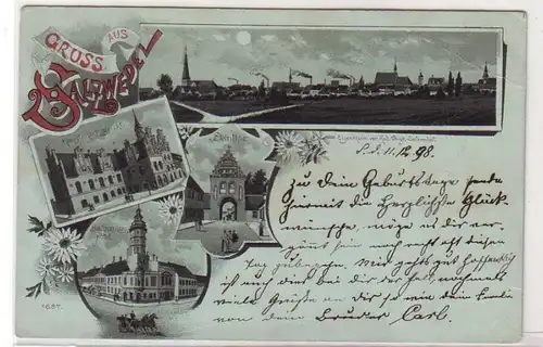 47340 Carte de la Lune Grey de Salzwedel 1898