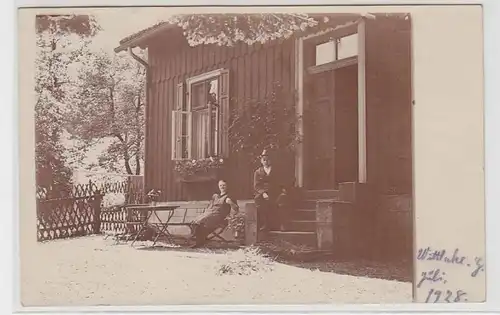47264 Foto Ak Goslar Haus mit Garten 1928