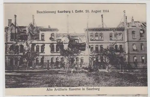 47260 Ak Saarburg en Lorraine Artillerie Caserne 1914