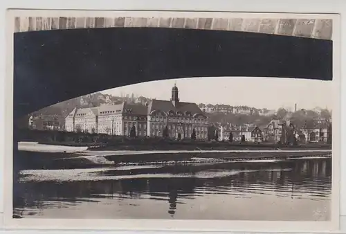 47235 Ak Sarrebruck Vue d'ensemble pont bismarck 1935