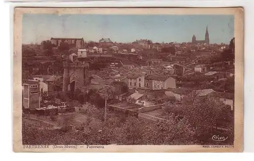 47207 Ak Parthenay France Panorama vers 1915