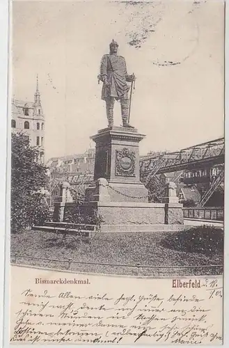 47181 Ak Elberfeld Monument Bismarck 1903