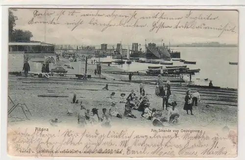 47178 Ak Altona sur la plage d'Oevelgönne 1902
