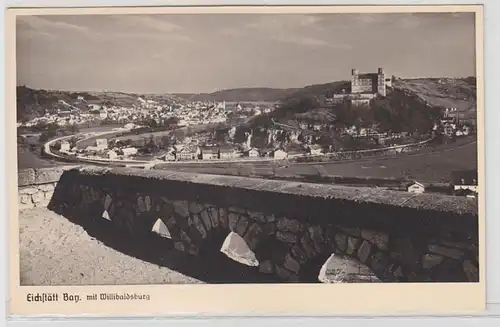 47153 Ak Eichstätt en Bavière avec Willibaldsburg vers 1940