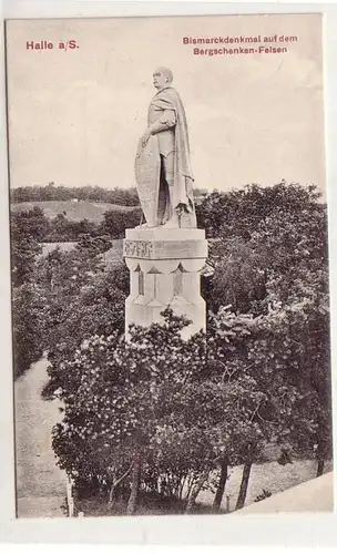 47145 Ak Halle a.S. Bismarckdenkmal um 1910