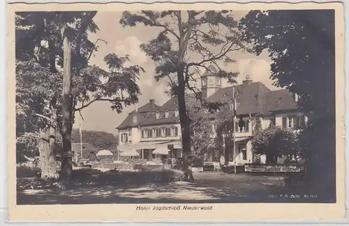 47104 Ak Hotel Jagschloss Niederwald 1936