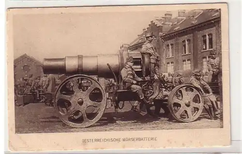 47100 Ak Batterie de mortier autrichien vers 1915
