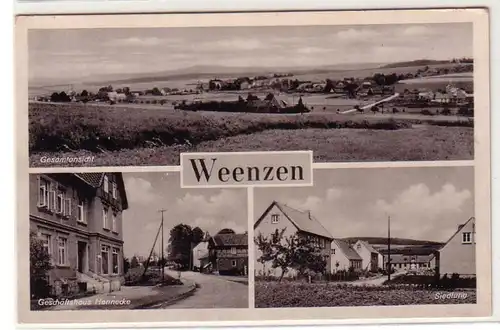 46968 Multi-image Ak Weenzen Maison d'affaires Hennecke, colonie, an. total. vers 1930