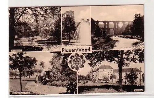 46955 Mehrbild Ak Plauen im Vogtland 1961