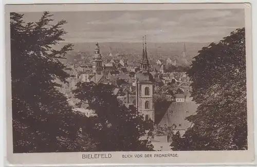 46943 Ak Bielefeld Vue de la promenade 1916