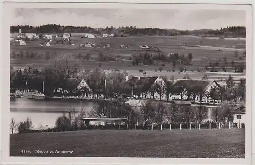 46913 Ak Stegen au bord du lac Ammersee Vue totale vers 1930