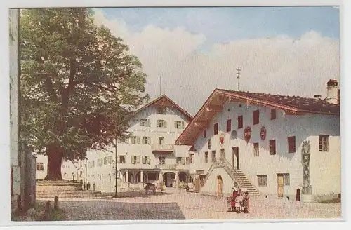 46831 Ak Reutte in Tirol Mairie et Hôtel Hirsch vers 1910