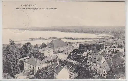 46798 Ak Constance Port et bâtiment du Concilier 1908