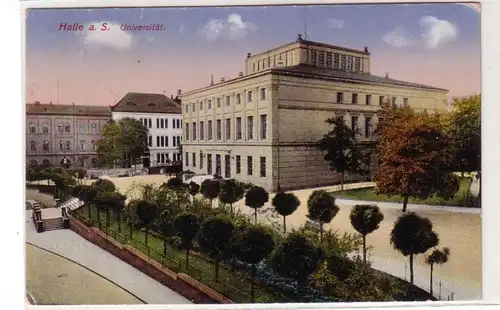 46751 Studentika Ak Halle an d. Saale Universität 1917