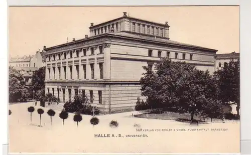 46749 Studentika Ak Halle an d. Saale Universität um 1910