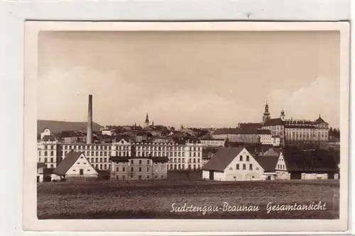 46745 Ak Sudetengau Braunau Vue d'ensemble 1942