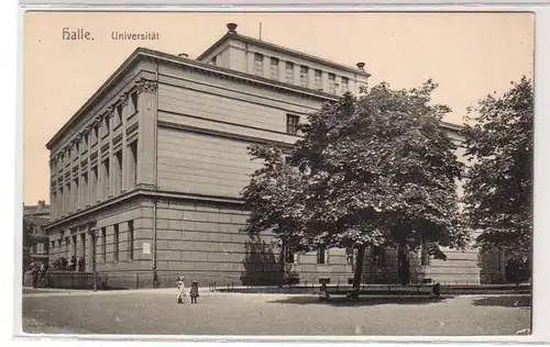 46742 Studentika Ak Halle an d. Saale Universität um 1910
