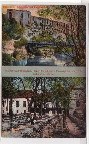 46732 Ak Halle a.S. Pfälzer Schießgraben 1912