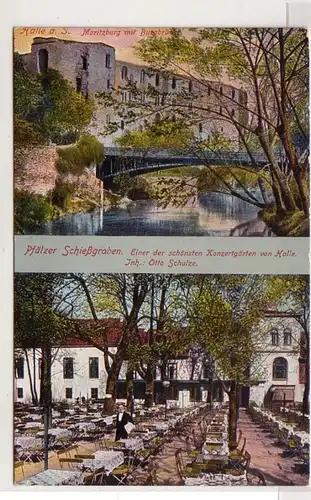 46731 Ak Halle a.S. Pfälzer Schießgraben 1914