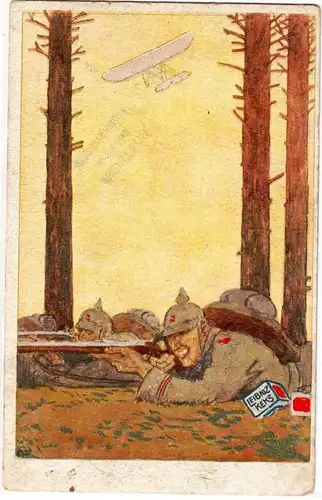 46717 Reklame Ak H. Bahlsens Keks Fabrik Hannover 1. Weltkrieg 1915