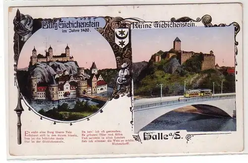 46712 Mehrbild Ak Halle a.S. Burg Giebichenstein 1931