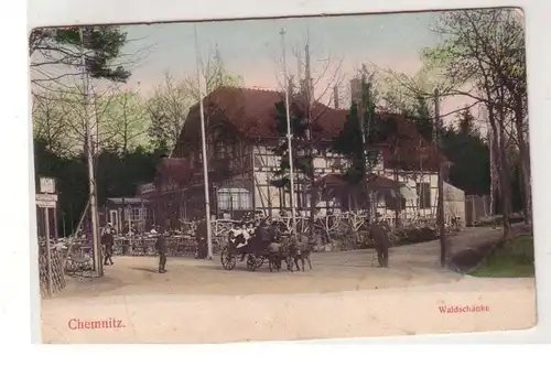 46705 Ak Chemnitz Waldschänke um 1904