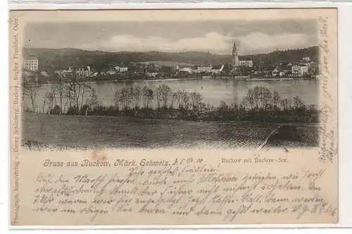 46676 Ak Gruß aus Buckow märkische Schweiz 1900