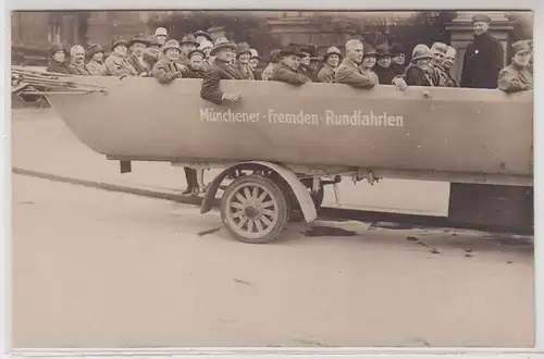 46646 Foto Ak Münchener Fremden Rundfahrten um 1920