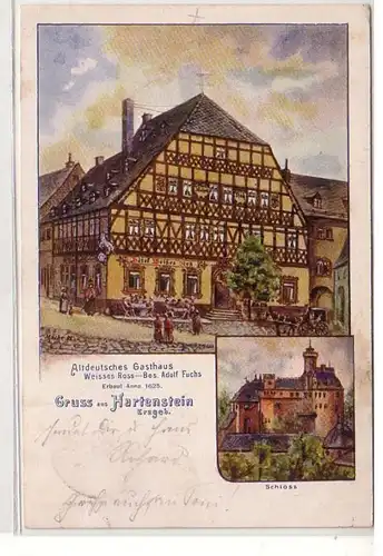 46615 Mehrbild Ak Gruß aus Hartenstein im Erzgebirge 1904