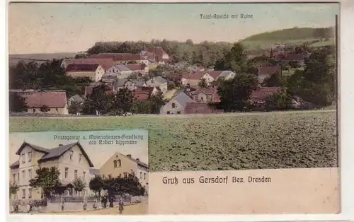 46568 Mehrbild Ak Gruß aus Gersdorf Bez. Dresden um 1910