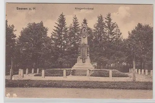 46546 Feldpost Ak Seesen am Harz Kriegerdenkmal 1916