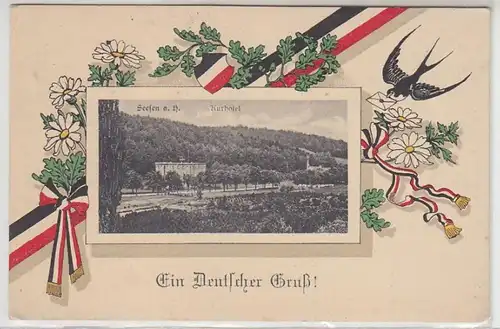 46540 Feldpost Ak Seesen am Harz Kurhotel 1915