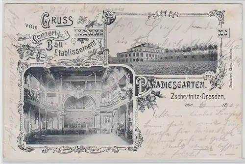 46525 Mehrbild Ak Gruß aus Zschertnitz Dresden 1901