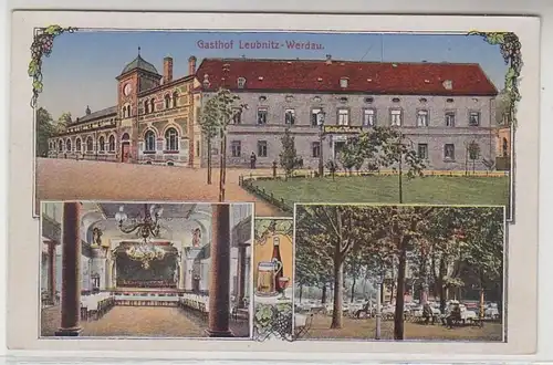 46513 Mehrbild Ak Gasthof Leubnitz Werdau um 1910