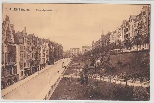 46498 Feldpost Ak Flansburg Toosbüystrasse 1915
