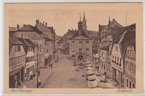 46486 Ak Bad Kissingen Marktplatz um 1930