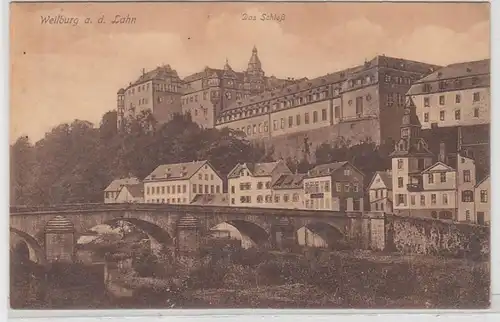 46483 Ak Weilburg sur la Lahn das Schloss 1932