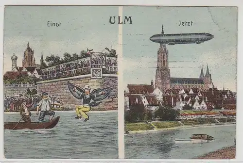 46482 Multi-image Ak Ulm Une fois et maintenant 1909
