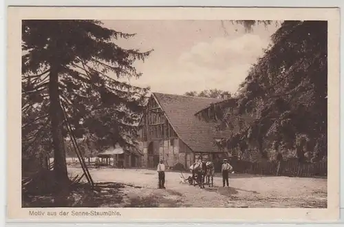 46474 Feldpost Ak Motiv aus der Senne Staumühle 1916