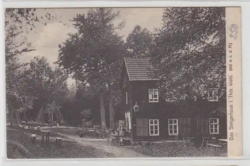 46462 Ak La maison de montée dans la forêt Thuringe vers 1910