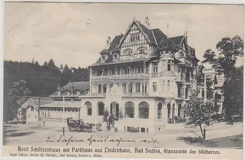 46443 Ak Bad Sachsa Hotel Schützenhaus 1906