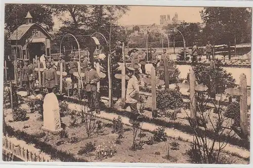 46424 Ak Laon Deutscher Soldatenfriedhof um 1916