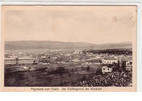 46405 Ak Nisch Nis Serbien Panorama 1916
