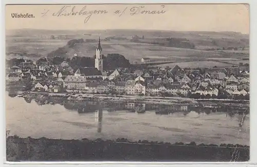 46398 Feldpost Ak Vilshofen Totalansicht 1915