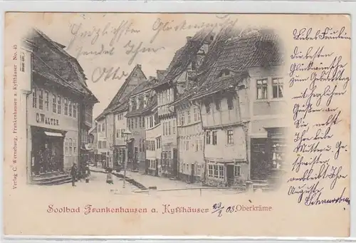 46397 Ak Bad Frankenhausen am Kyff. Oberkräme 1903