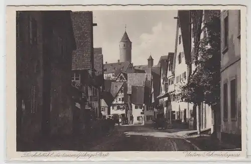 46385 Ak Dinkelsbühl inférieure Schmiedsgasse vers 1930