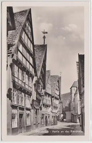 46381 Ak Osnabrück Partie an der Bierstrasse um 1943