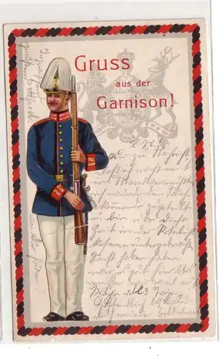 46377 Ak Gruse de la garnison! 1905