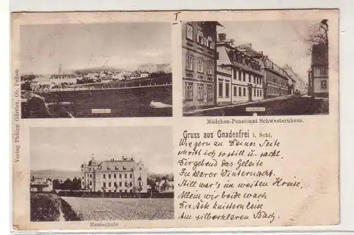 46345 Multi-image Ak Salutation de la grâce en Silésie 1900